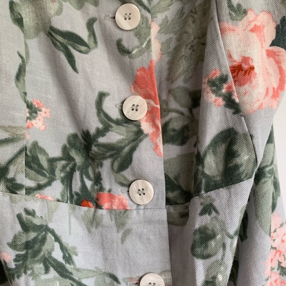 🔥HOT🔥 Mango ASOS linen blend dress floral print - Picture 13 of 15